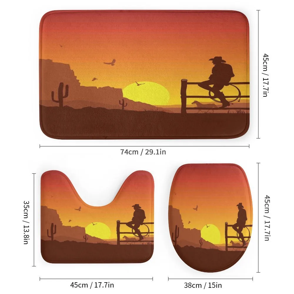 Wild West Sunset Scene — Detail 1