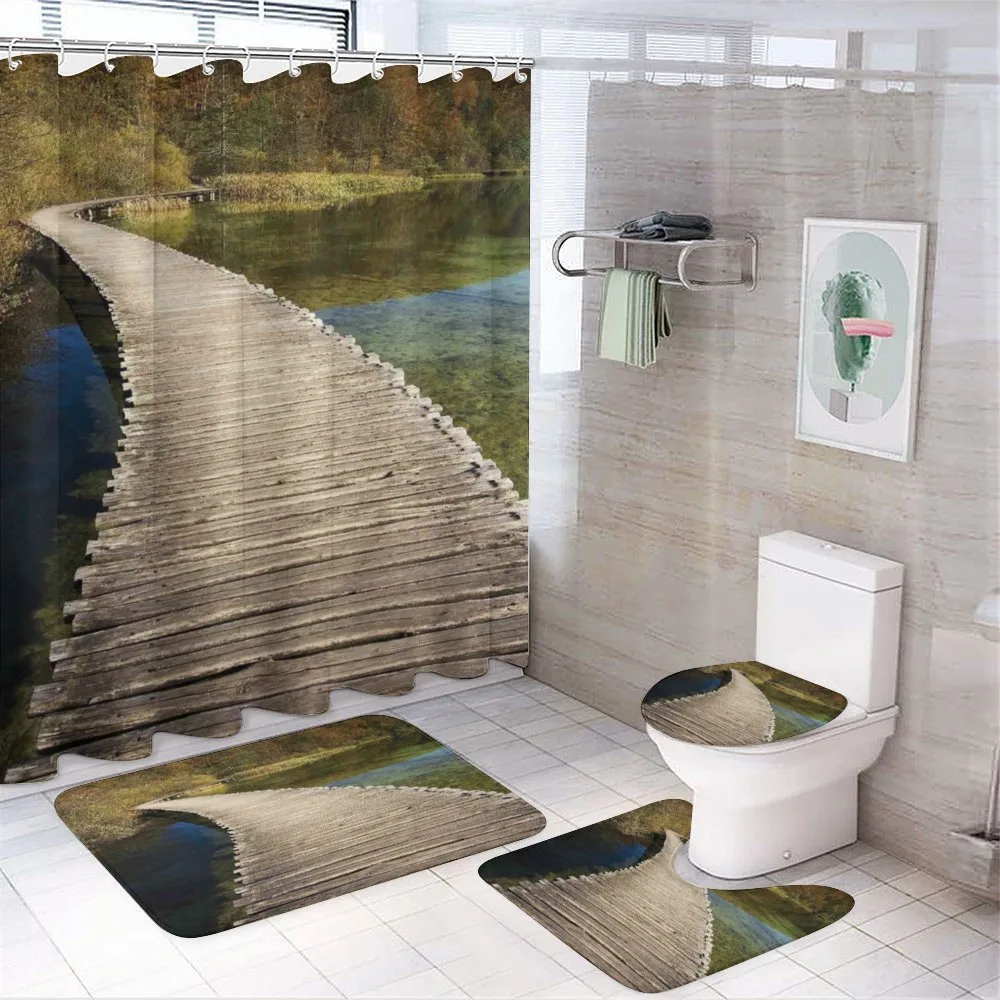 Wooden Path into Forest — Your design