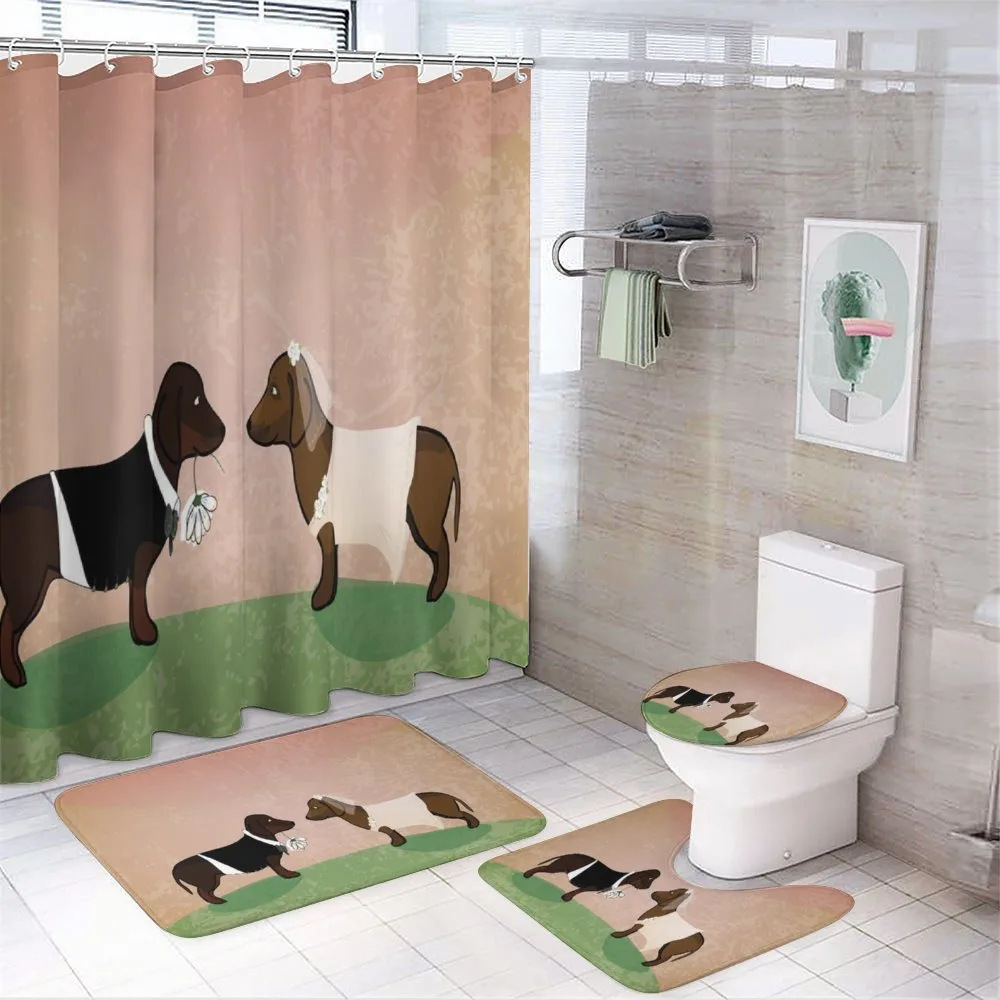 Cartoon Dog Marriage — Your design