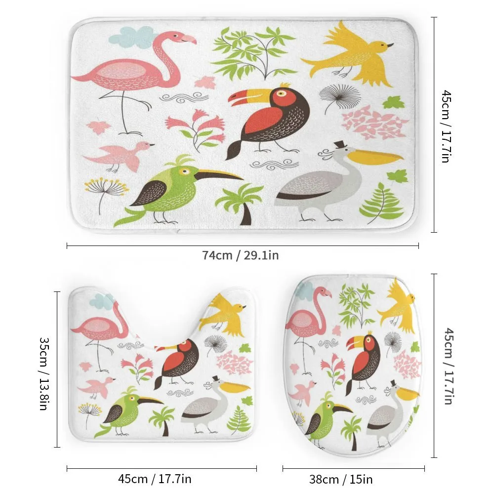 Flamingo and Pelican — Detail 1