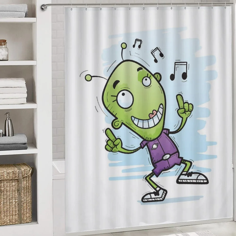 Funny Alien Dancing to Music — Detail 4
