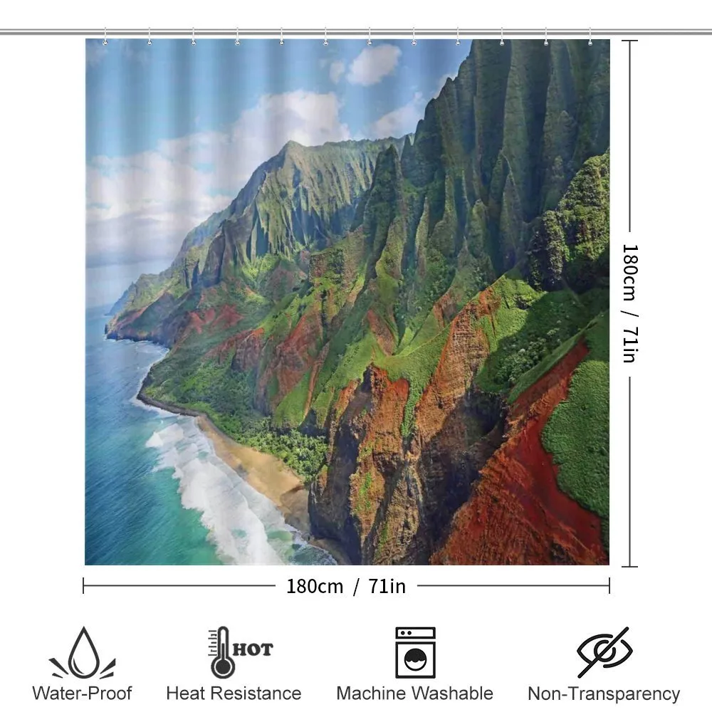 Na Pali Coast Kauai Sea — Detail 2