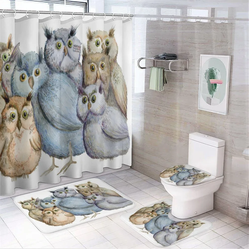 Owl Family Portrait Art — Your design