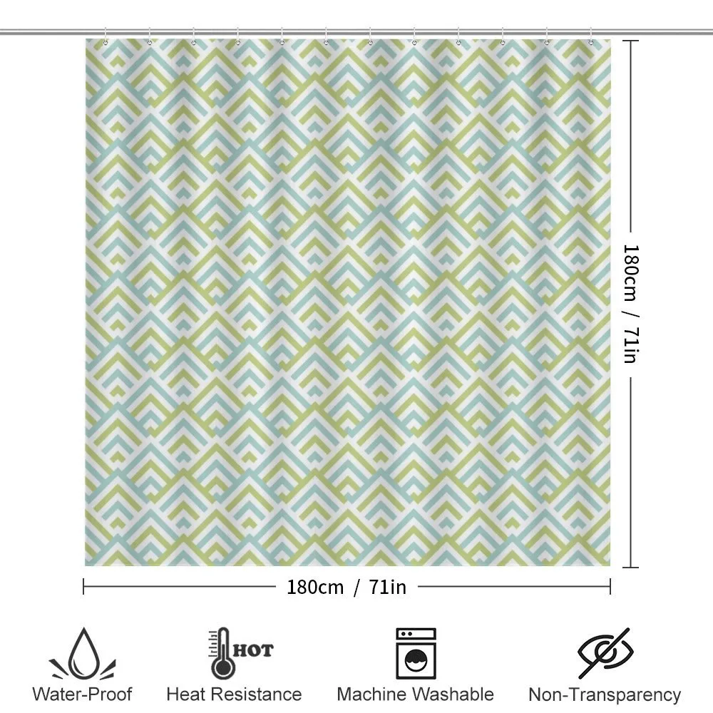 Striped Halved Rhombus Motif — Detail 2