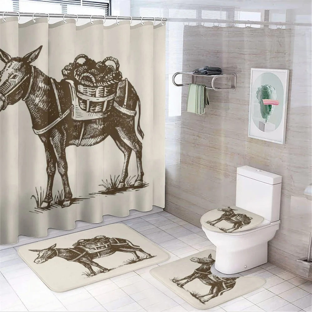 Vintage Animal with Baskets — Your design