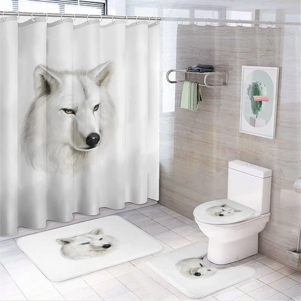 White Canine Head Mammal — Your design