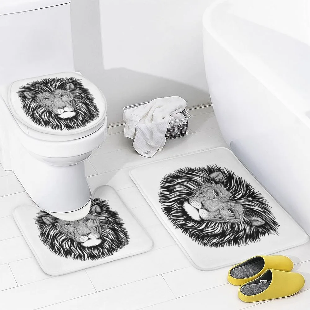 Wild Hipster Lion Glasses — Detail 3