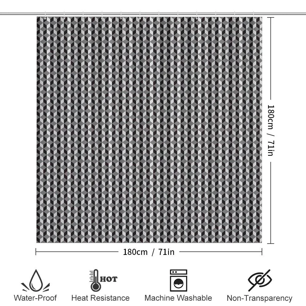 Chevron Zigzags Cubes — Detail 2