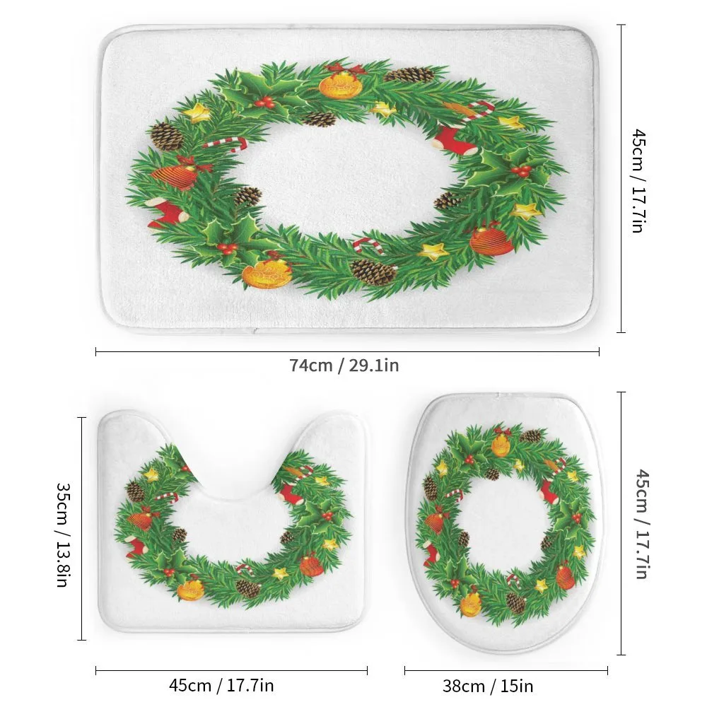 Evergreen Wreath Art — Detail 1