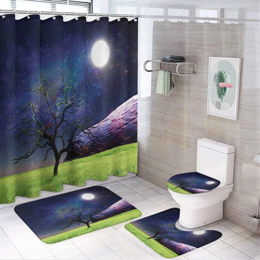 Full Moon Galaxy Grass — Your design