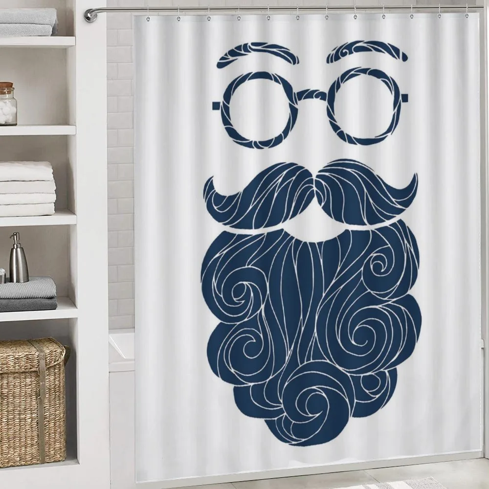 Hipster Fashion Beard Glasses — Detail 4