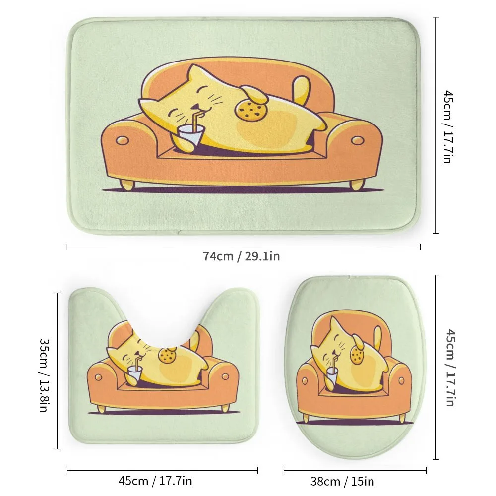 Kitten Laying on a Couch — Detail 1