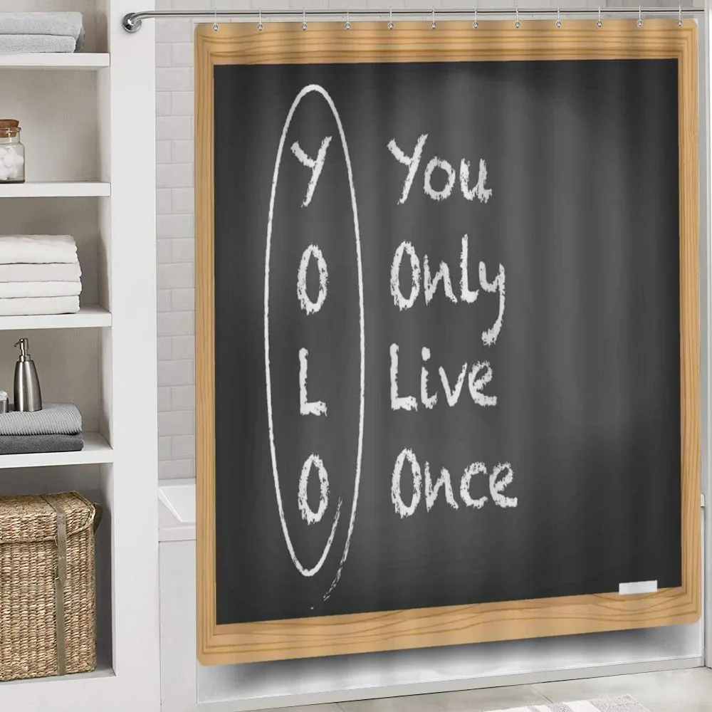 Life Words on Chalkboard — Detail 4