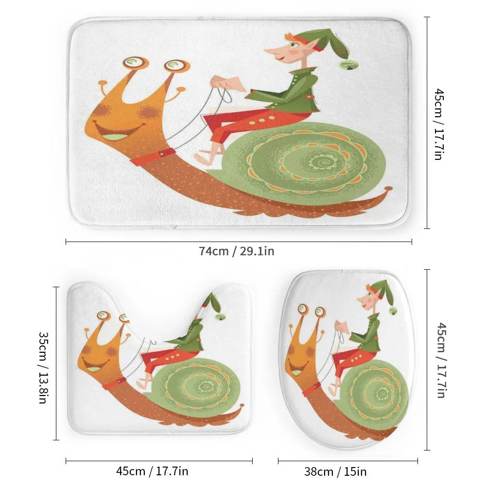 Little Elf Riding a Snail — Detail 1