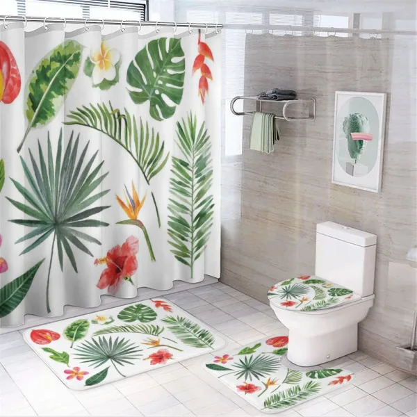 Lush Jungle Rainforest on a shower curtain