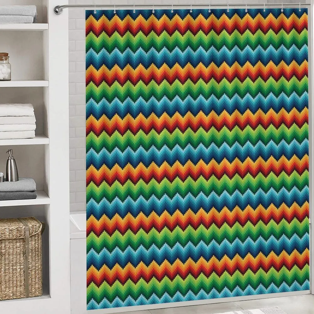 Pixel Art Zigzag Motifs — Detail 4