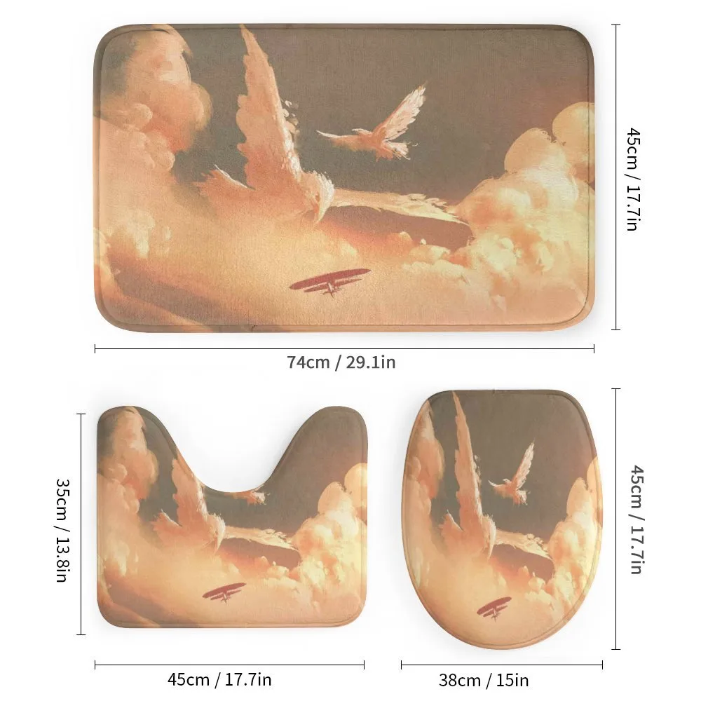 Plane in Sunset Cloud — Detail 1