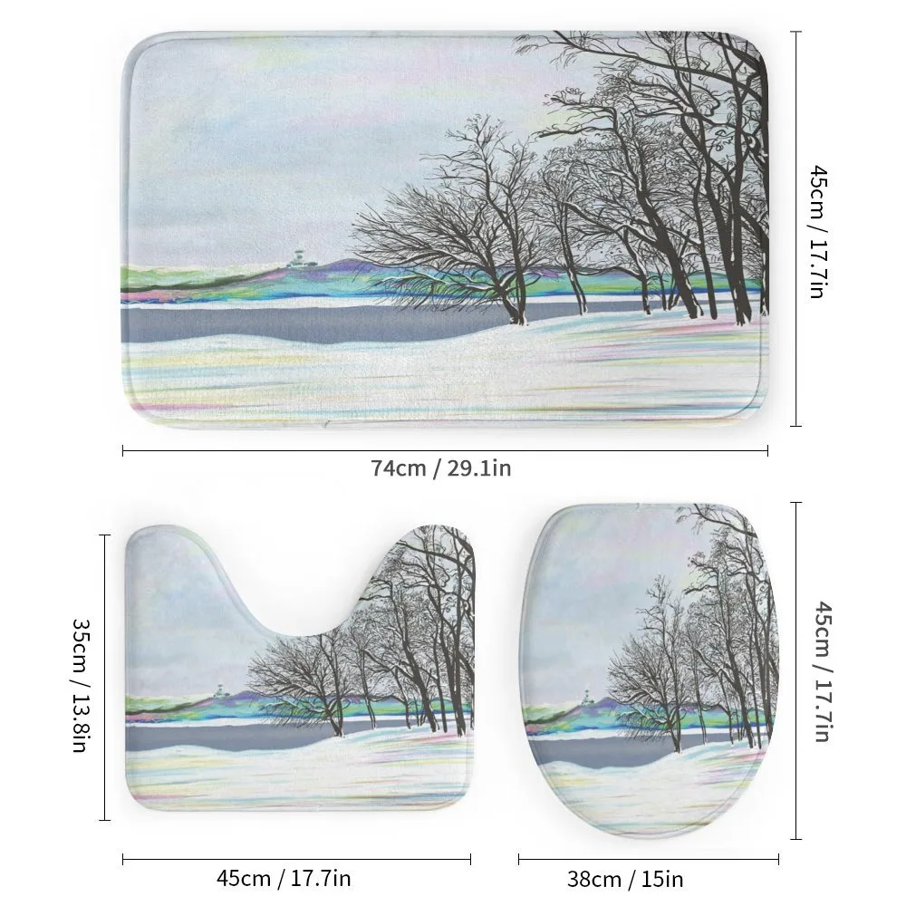 Rural Winter Forest Art — Detail 1