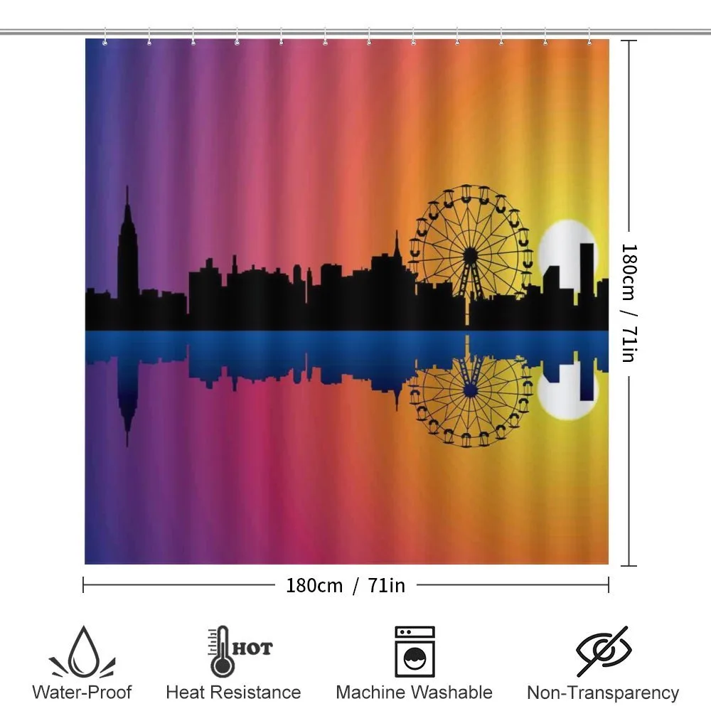 Skyline at Sunset — Detail 2