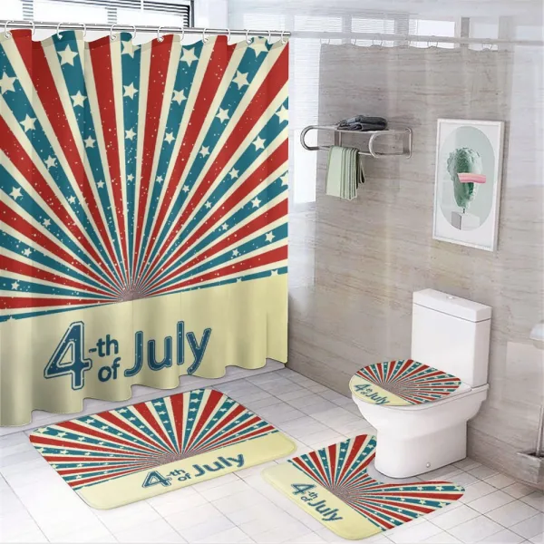 Sunburst Design Proud on a shower curtain