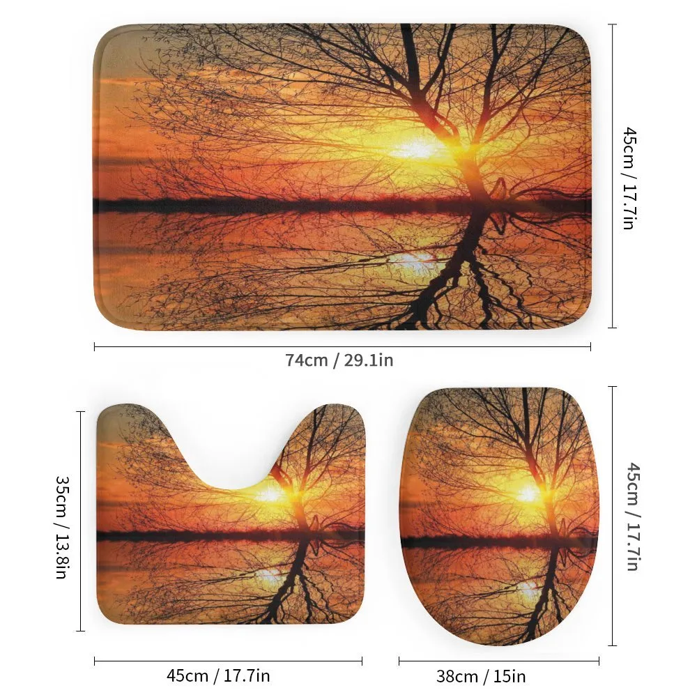 Sunset View with Trees — Detail 1