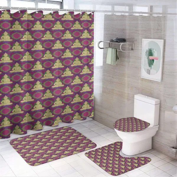 Symbolic Meditational on a shower curtain