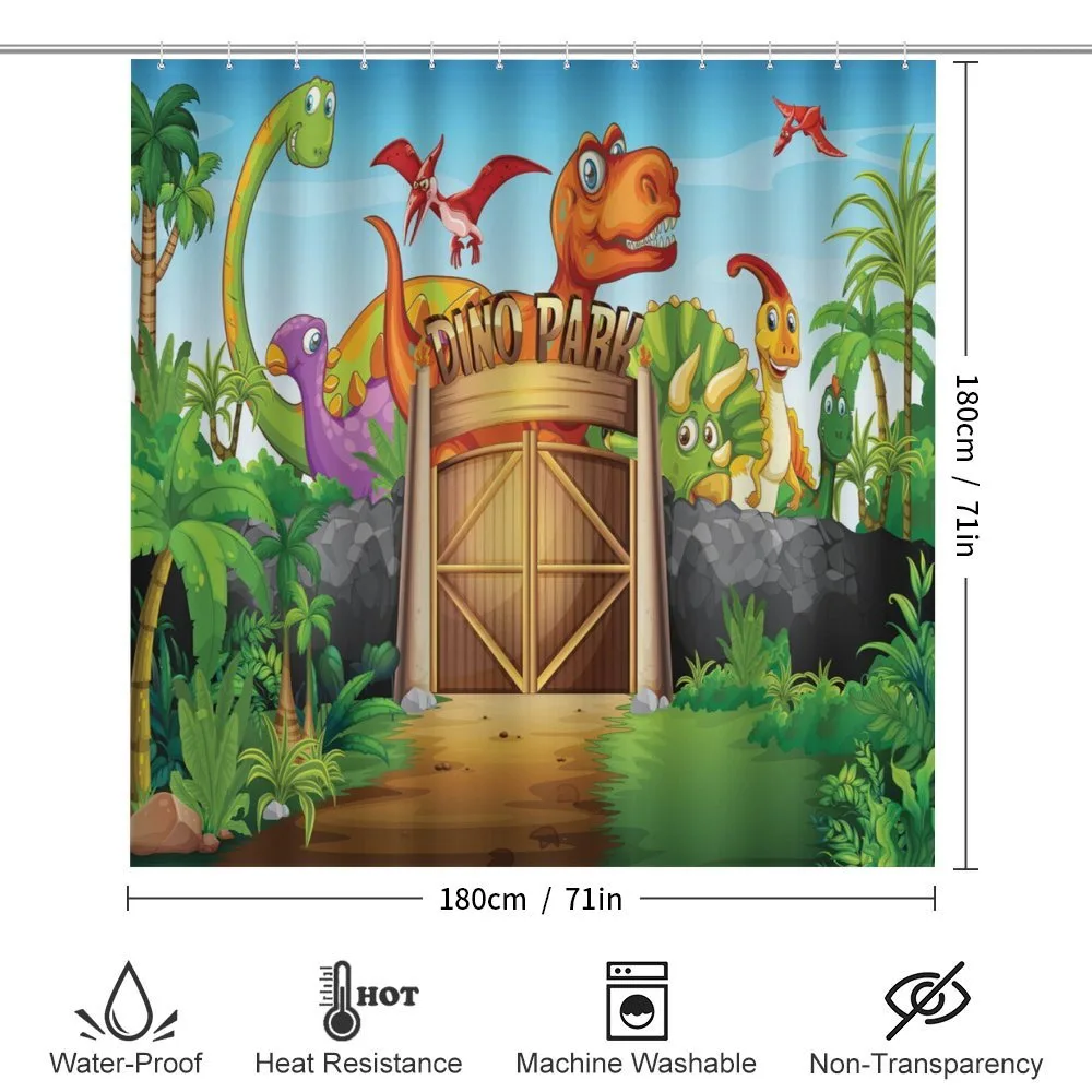 Wild Dinosaurs Park Door — Detail 2