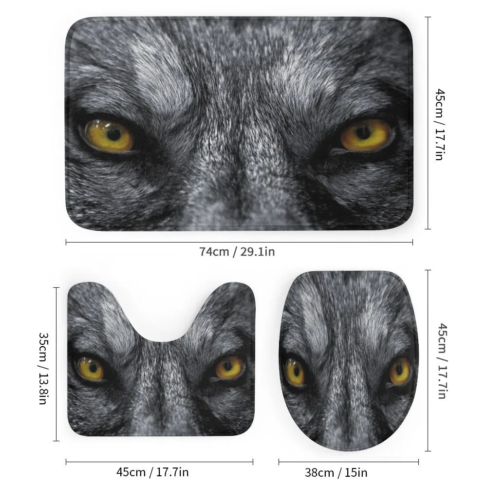 Wild Wolf Dangerous Mammal — Detail 1
