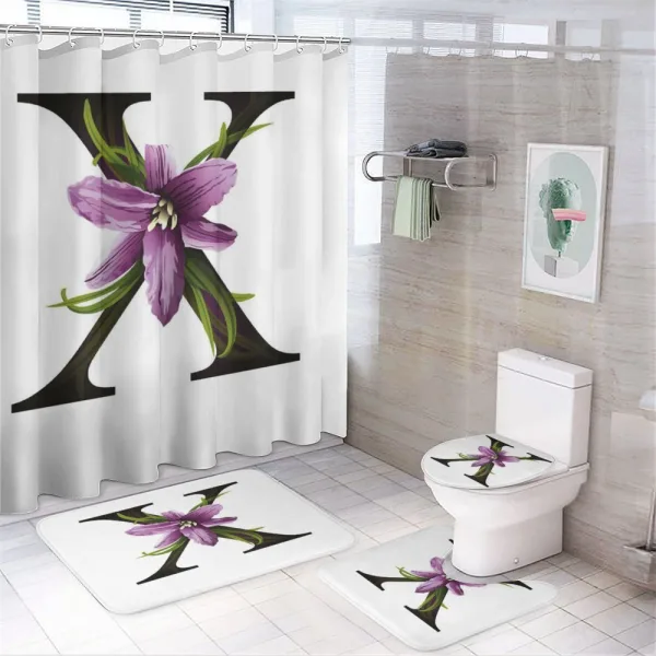 Xerophyta Viscosa Art on a shower curtain