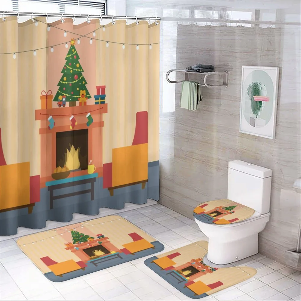Cartoon Xmas Interior — Your design