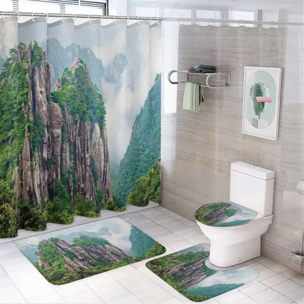 China Landscape Nature on a shower curtain