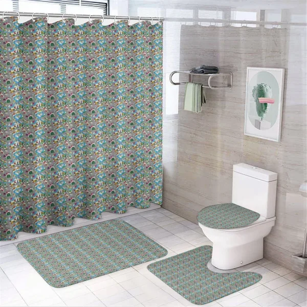 City Landscape on a shower curtain