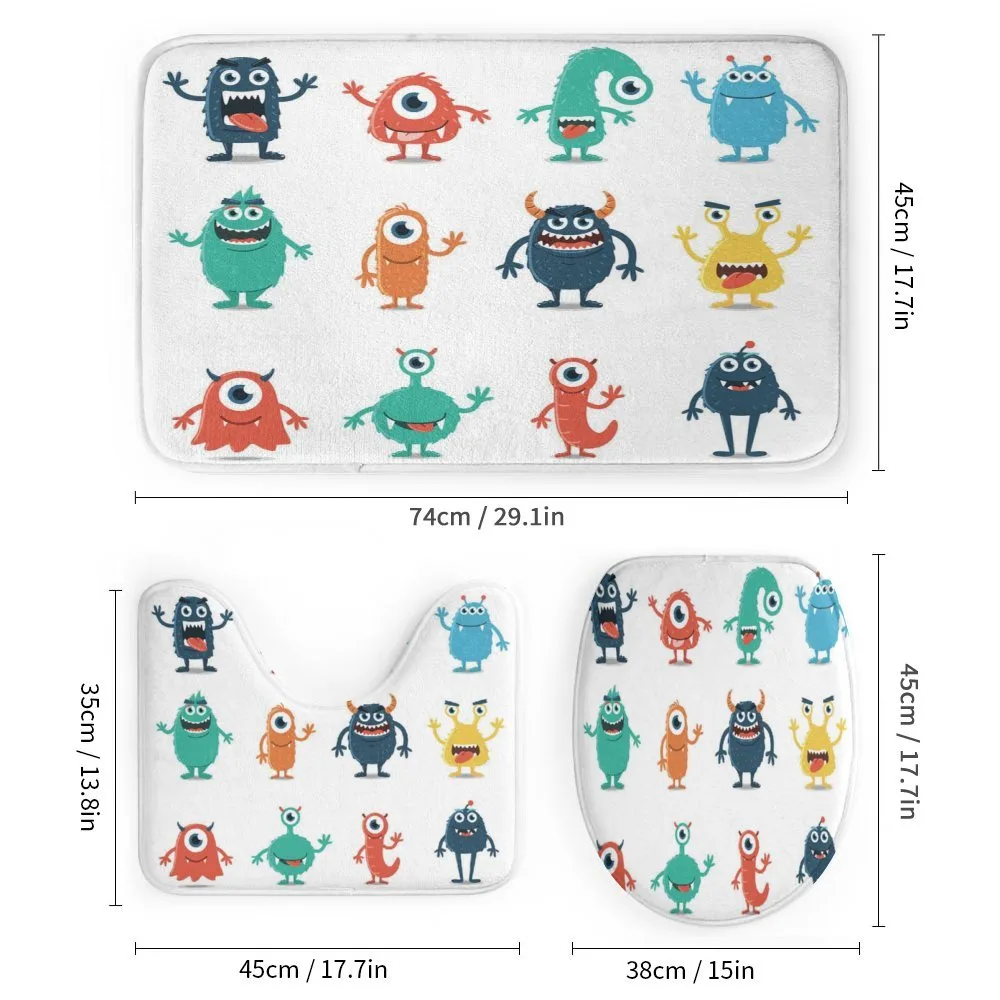 Colorful Monster Graphic Art — Detail 1