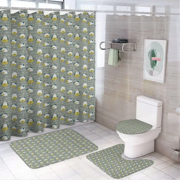 Doodle House Pets on a shower curtain