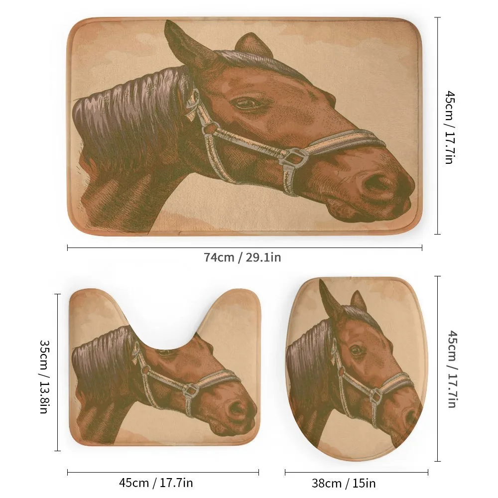 Engraving Horse Head — Detail 1