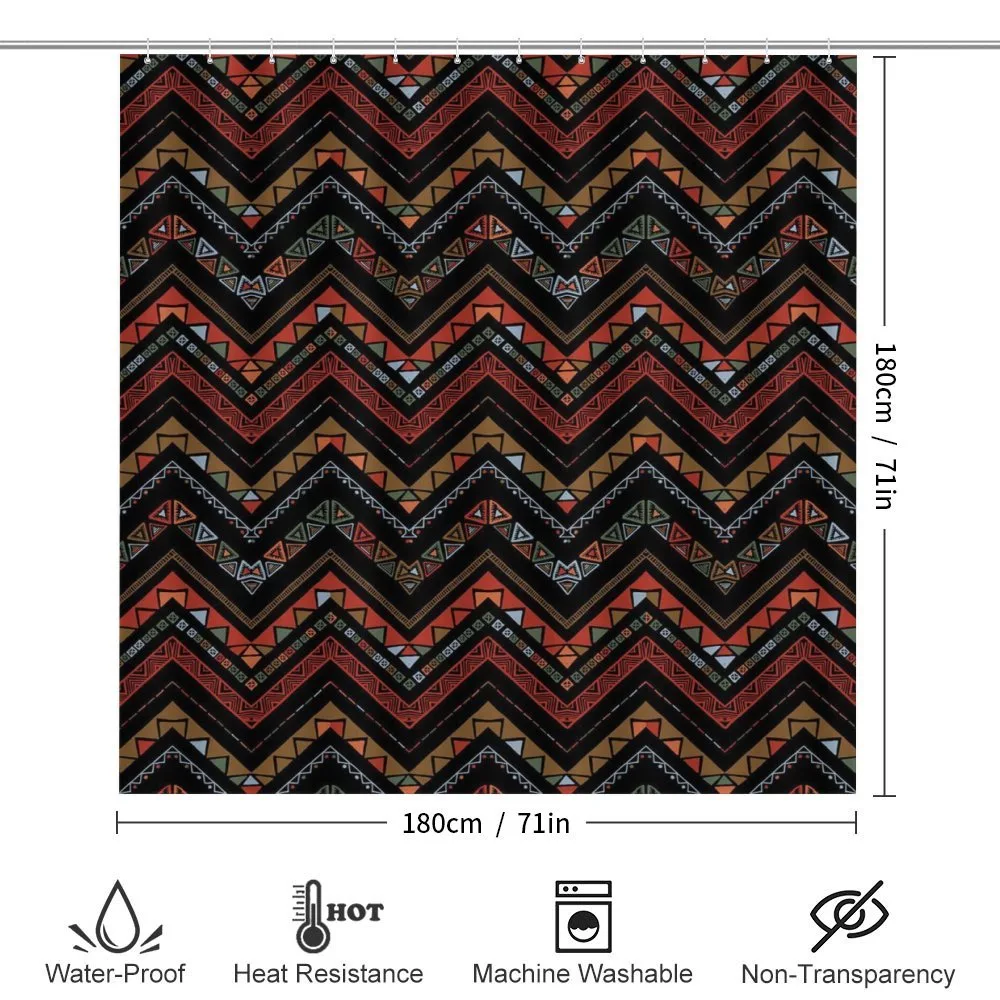 Ethnical Zigzag Chevron Art — Detail 2