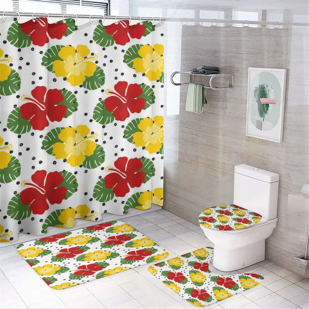 Grunge Dots and Hibiscus — Your design