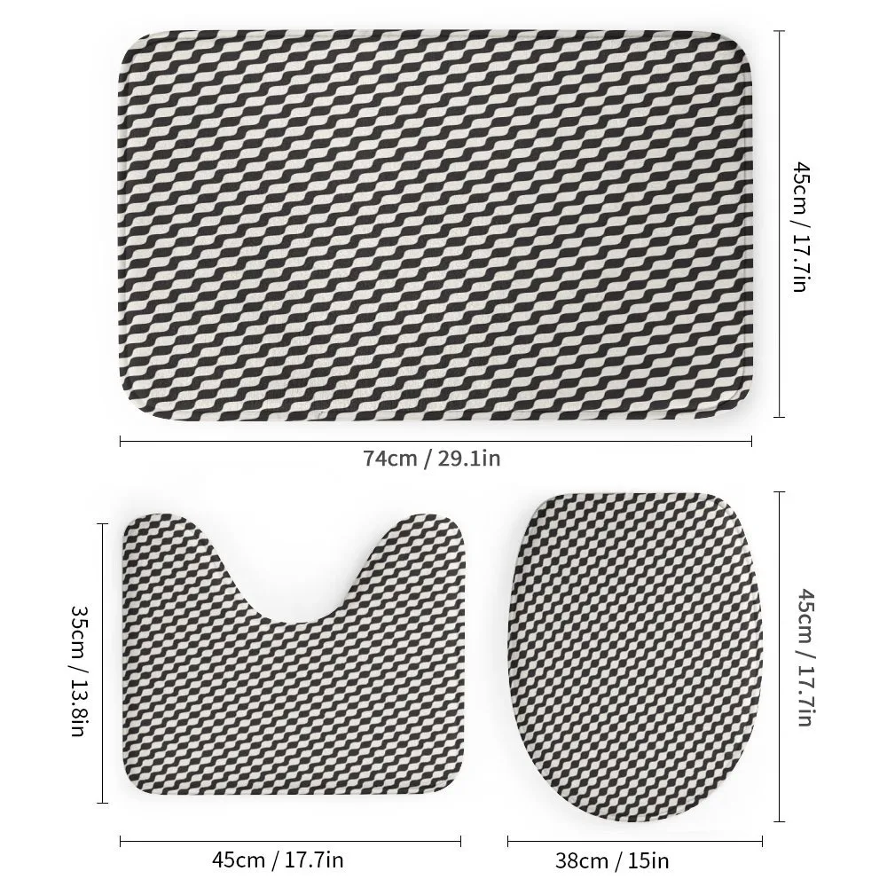 Monochromatic Wavy Stripes — Detail 1