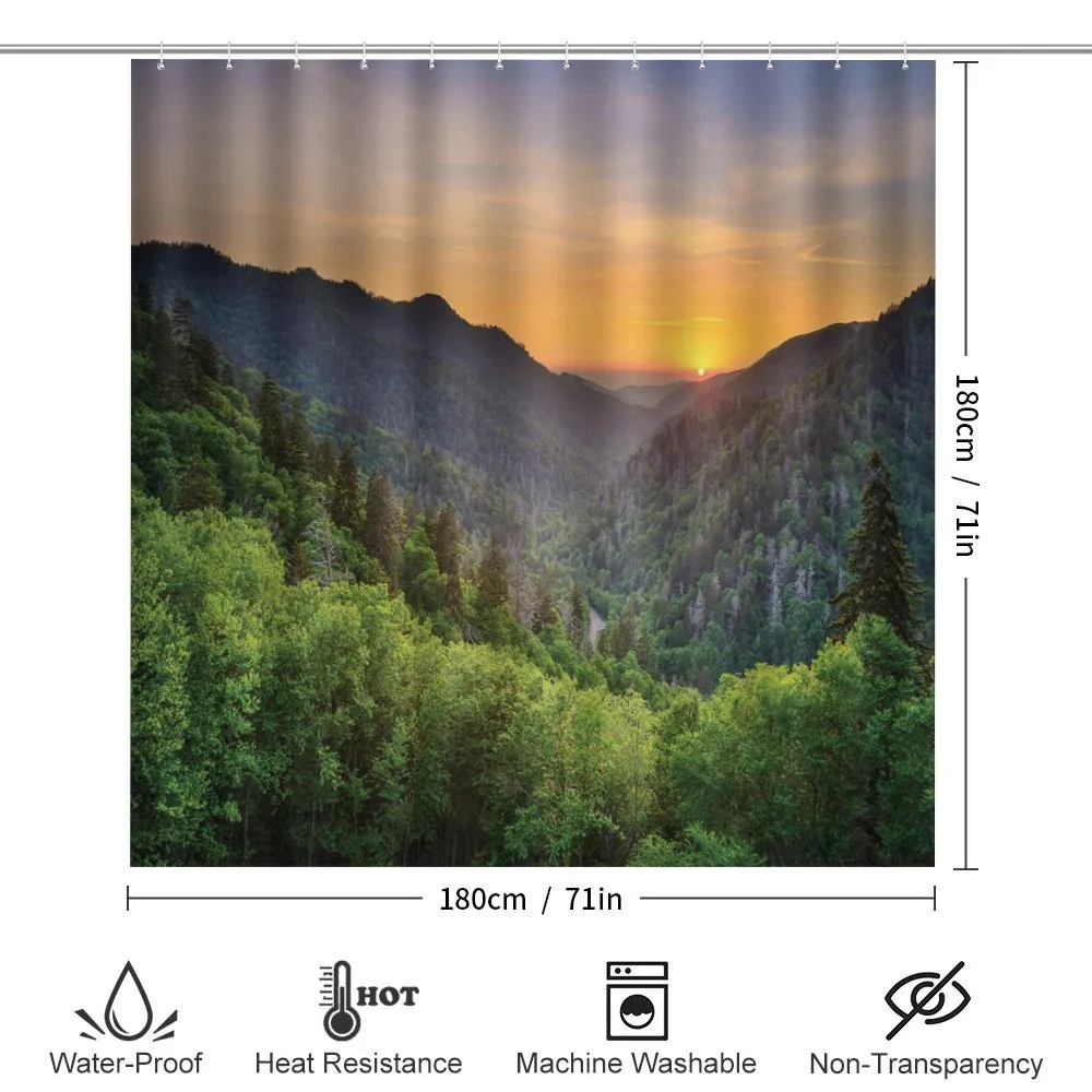 Newfound Gap Sunset — Detail 2