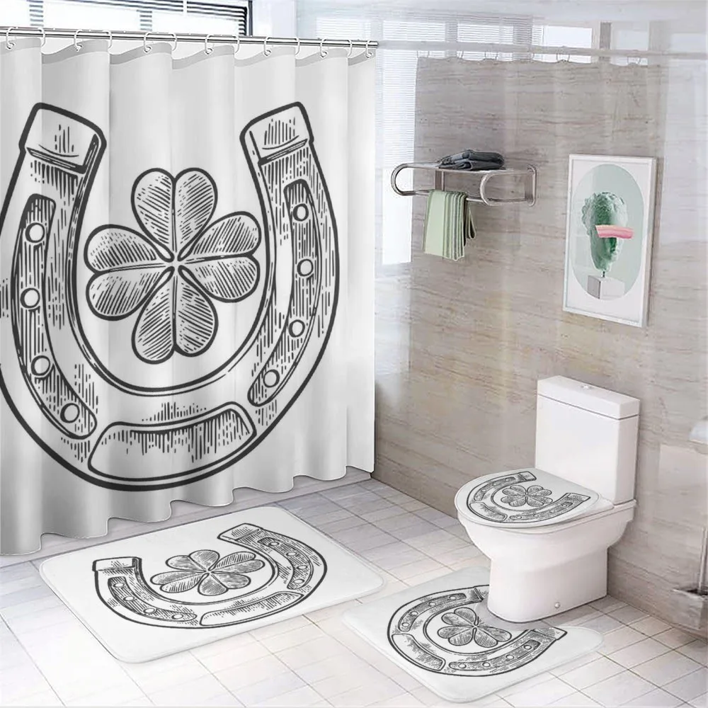 Shamrock and Horseshoe Image — Your design