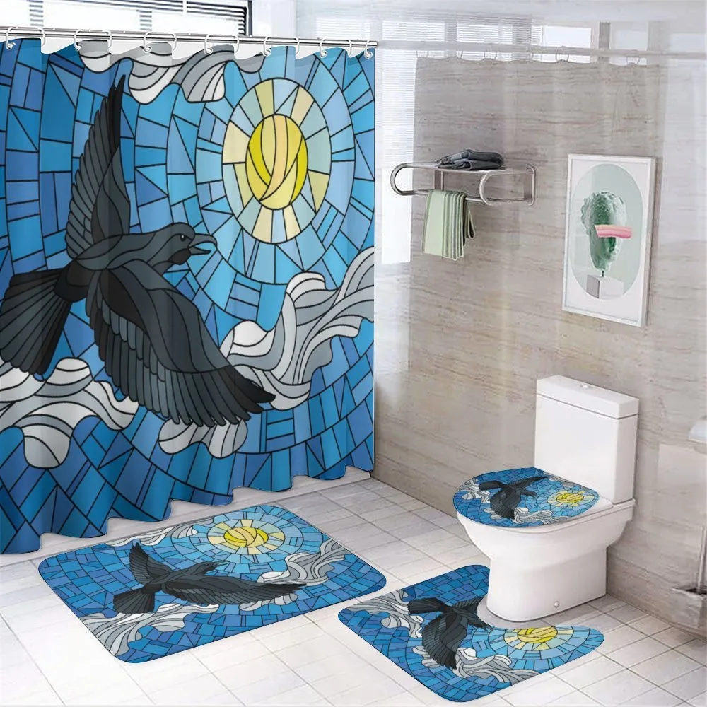 Stained Glass Bird Sky — Your design