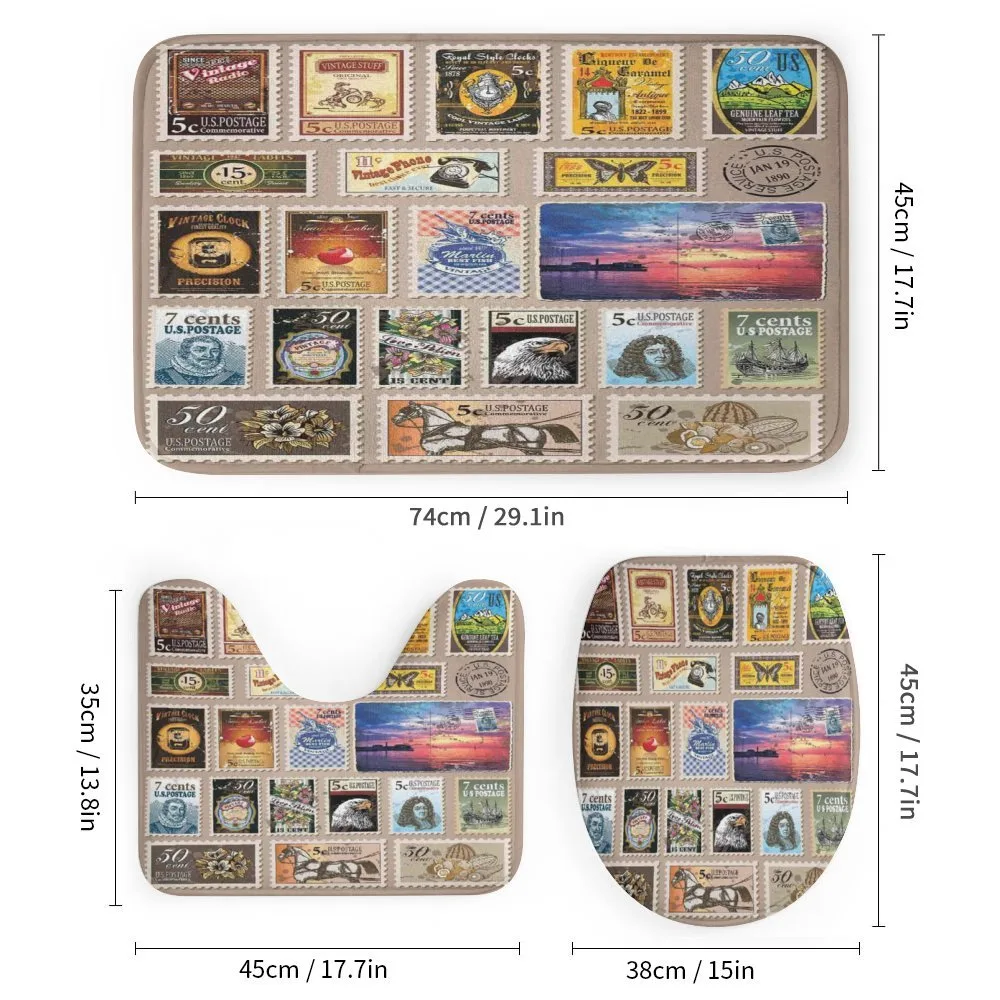 Traveler Tourist Stamps — Detail 1