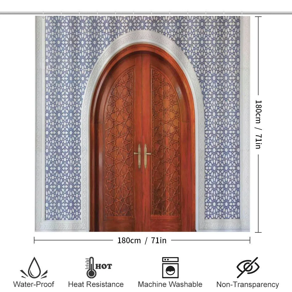 Antique Stars Wooden Door — Detail 2