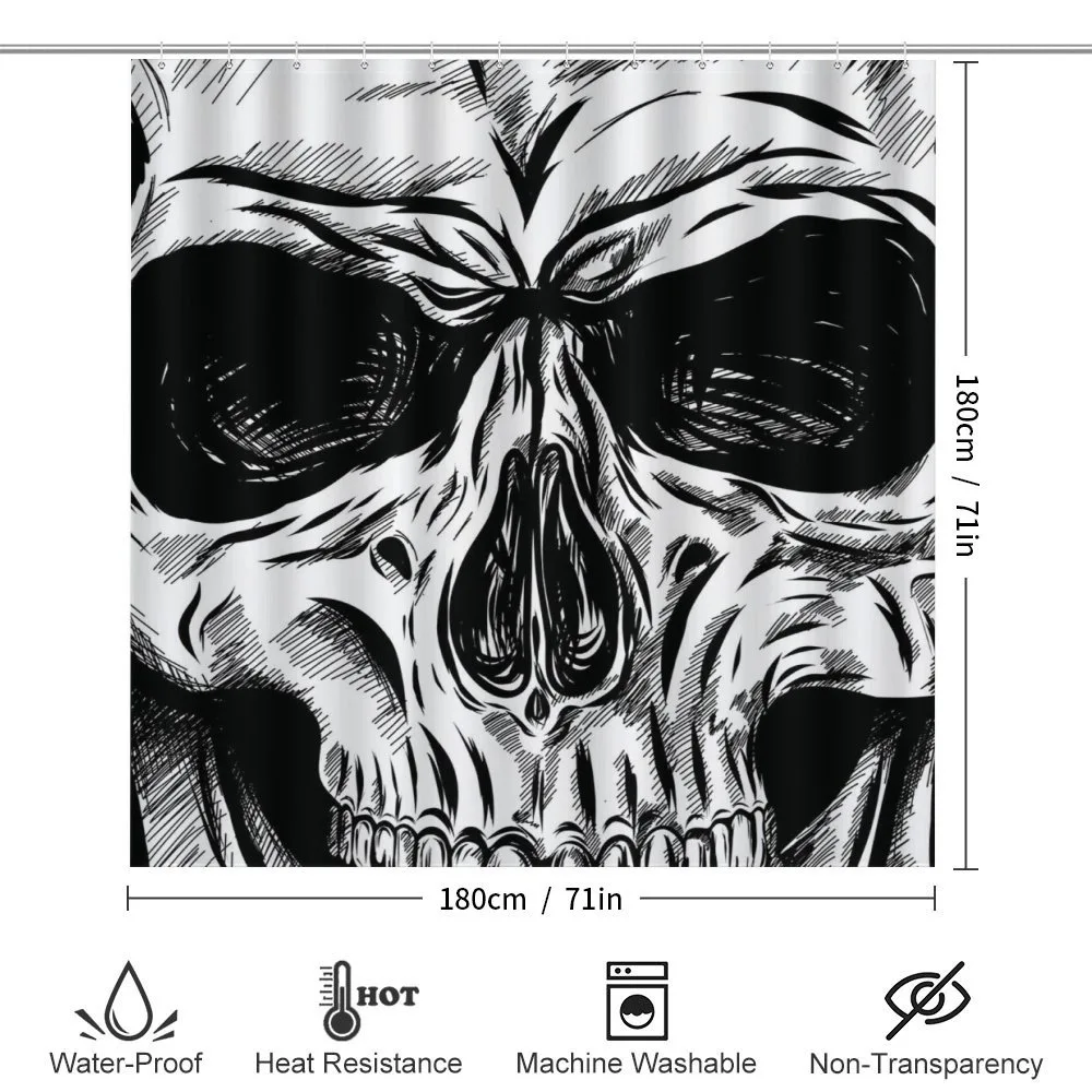 Gothic Sketch Evil Face — Detail 2