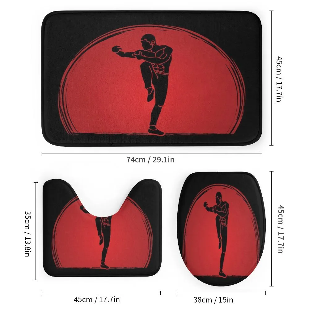 Man Silhouette Pose Round — Detail 1