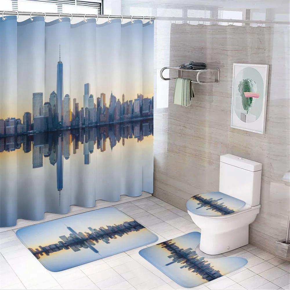 Manhattan Skyline Reflection — Your design