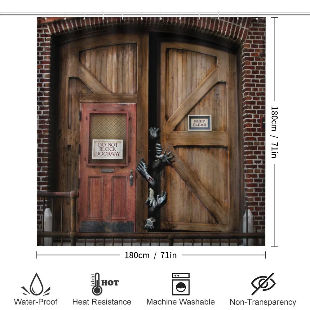 Monster Wood Door — Detail 2