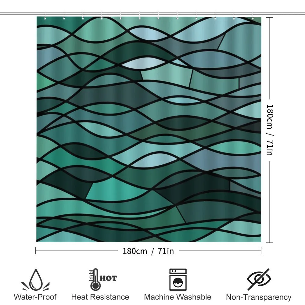 Mosaic Sea Waves Inspired — Detail 2