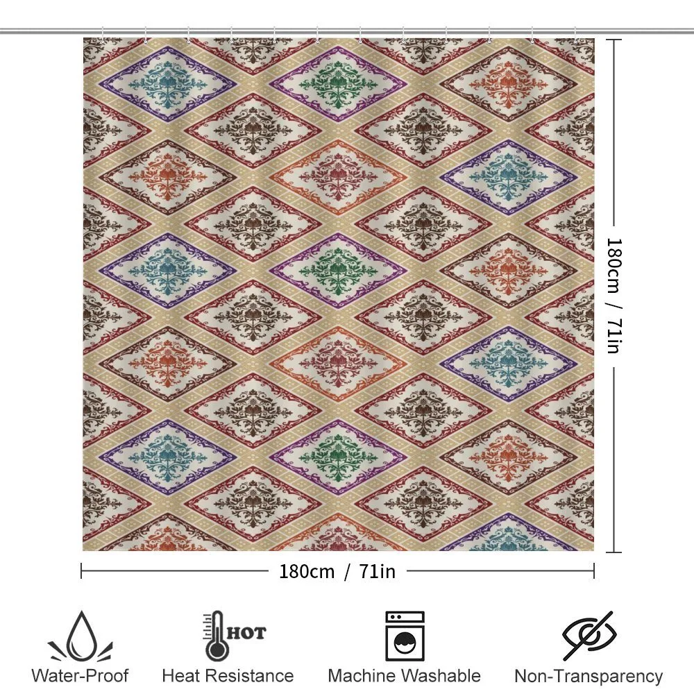 Motif in Vivid Rhombuses — Detail 2