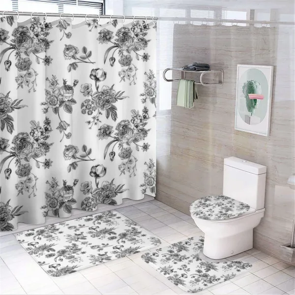 New Modern Art on a shower curtain